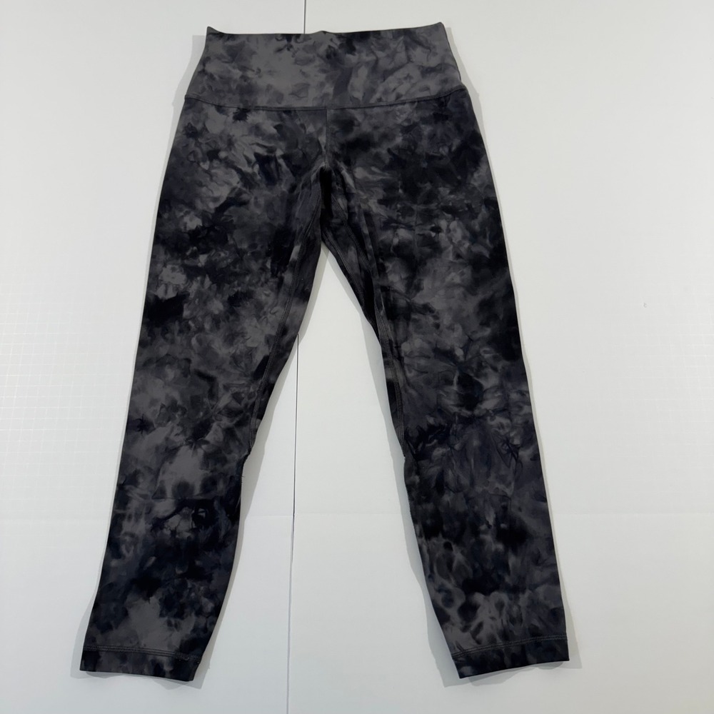 Lululemon Align High-Rise Pant 21 Women Size 8 Grey Diamond Dye Leggings